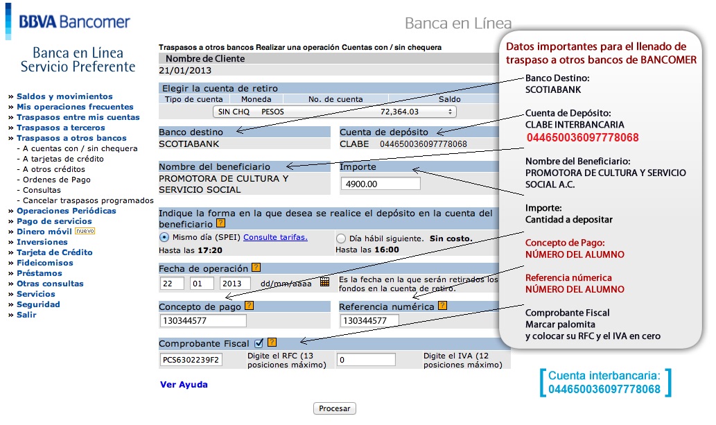 Manual de Transferencias Electrónicas – UMAD